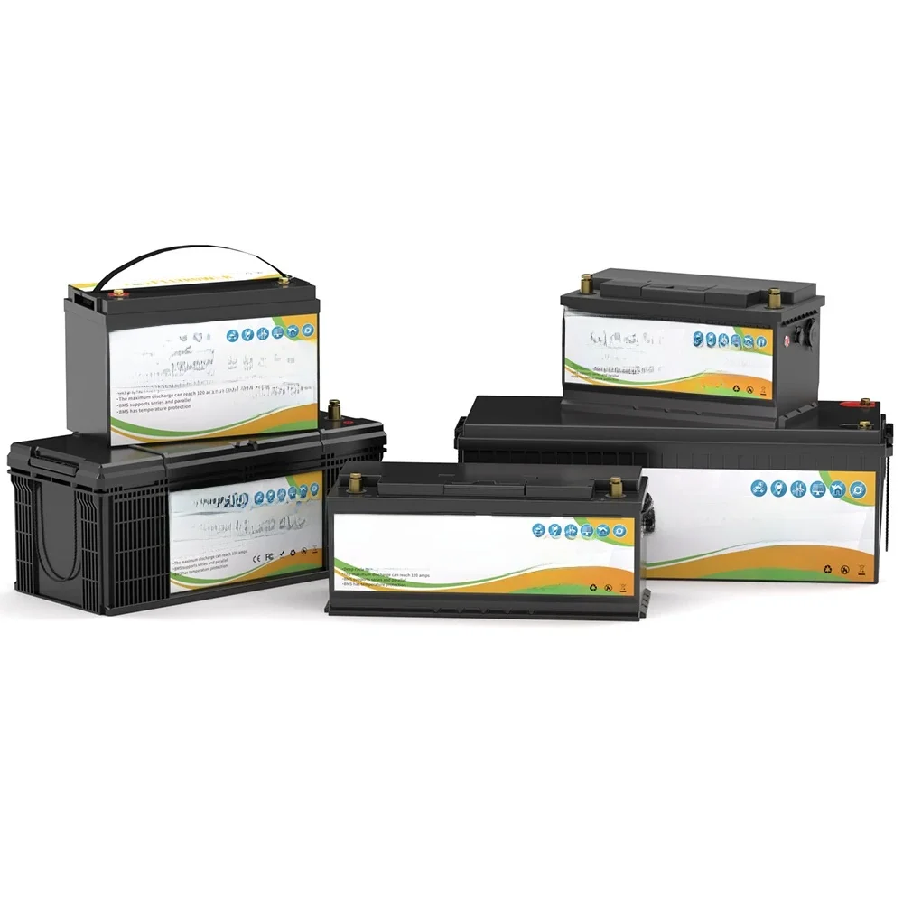 FLLYROWER Lifepo4 Batterij 12V 6 10 12 20 25 30 100 120 168 180 300Ah LiFePO4 Batterij 12.8v Solar Lithium Batterij - afbeelding 2