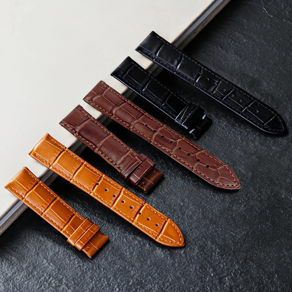 Better Luxury men women cowhide watch band 18-22mm