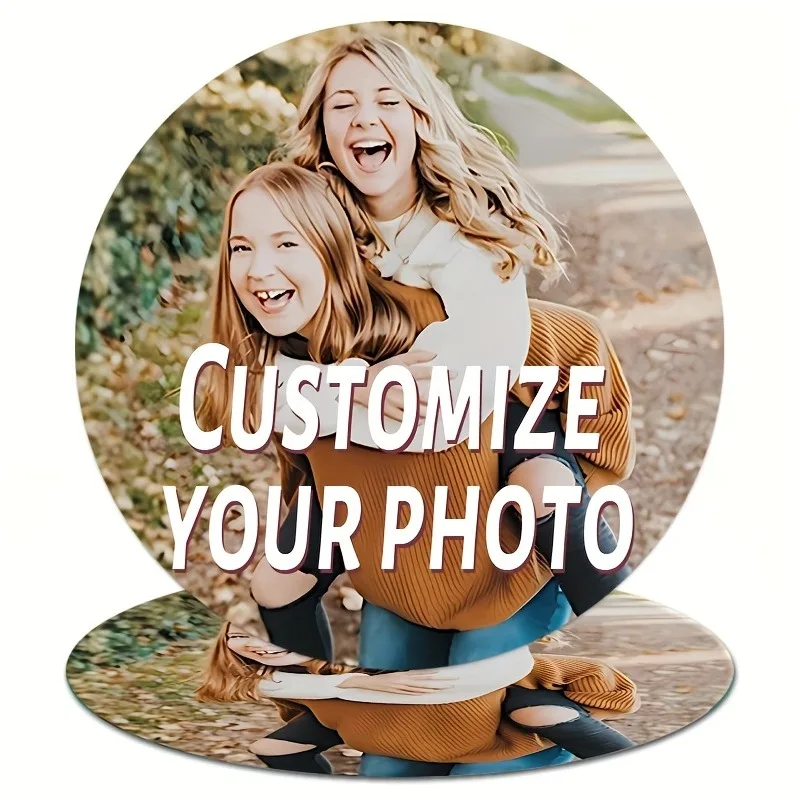 Custom Acrylic Photo Coasters – Personalized Photo Drink Coasters; Waterproof, Scratch-Resistant, and Unique Tabletop Decor