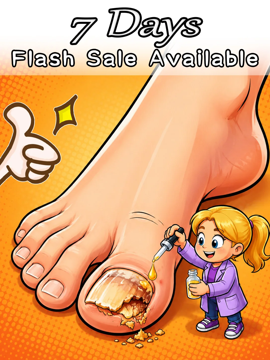 DIY Toenail Cosmetic Conditioning Solution, Brightens Muted‑looking Toenails, Improves Rough Nail Appearance for Home Use