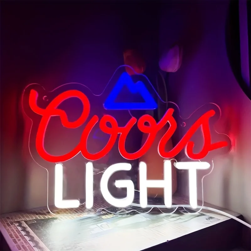 

COOL Light Neon Decorations for Beer Men's Cave Club Push Button Control Halloween Christmas Bedroom Bar Wall Decor Multi-Purpos