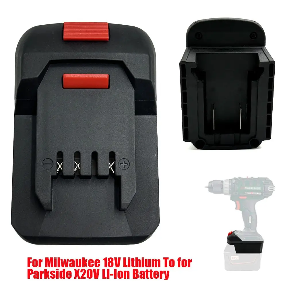 Adaptador para ferramentas de íon-lítio Lidl Parkside X20V PARA Milwaukee/Bosch/Makita 18V Adaptador de bateria de íon-lítio acessório de ferramenta elétrica