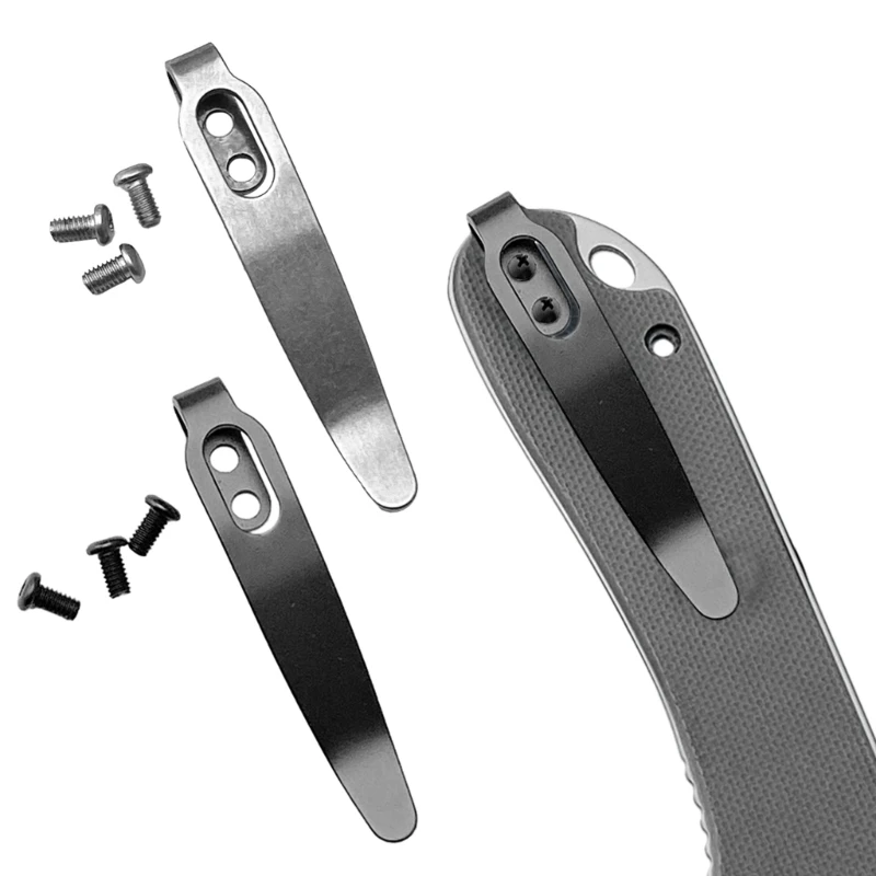 Holster Clips K Sheath Waist Clip Accessory 420 Stainless Steel DIY Folding Knife Sheath Back Clip Scabbard Carrying Waist Clip