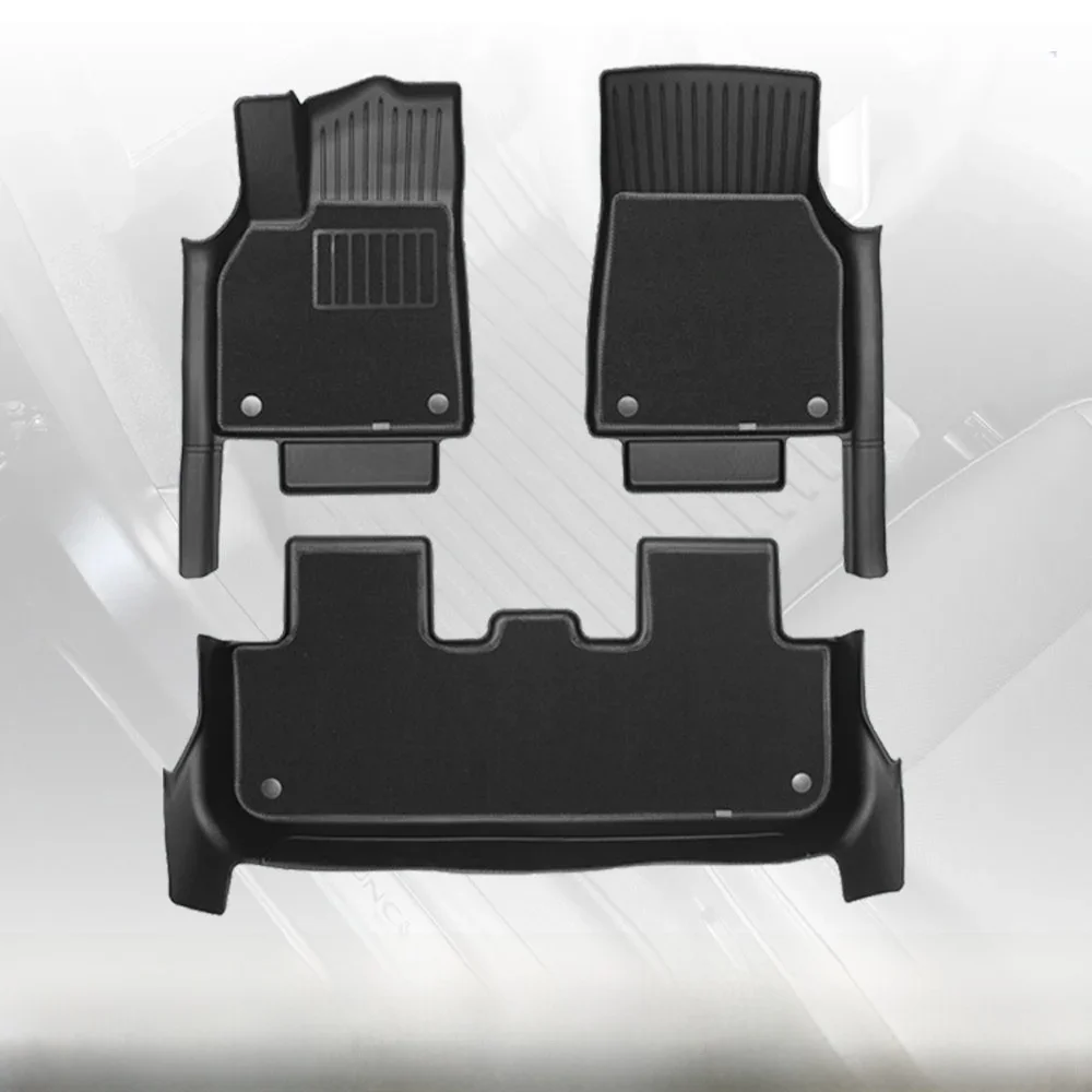 Vloermat met dorpelstrip voor 2025 2026 Tesla Model Y Juniper All Weather TPE kofferbakmat achterbankbeschermer - afbeelding 2