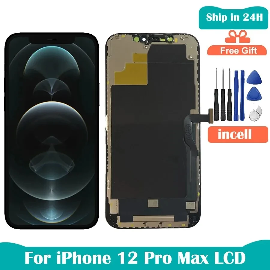 

Premium New Lcd For Incell LCD For iPhone 12 Pro Max LCD Display Screen With 3D Touch Digitizer Assembly No Dead Pixel