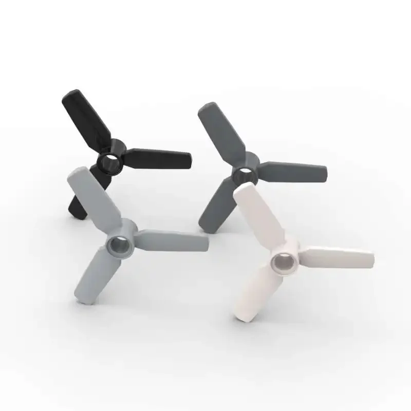 MOC – Kit de blocs de construction d'hélice 92842, 10 pièces, 3 lames, 5 briques de diamètre, particules, idée de bricolage, jouets, cadeaux d'anniversaire pour enfants