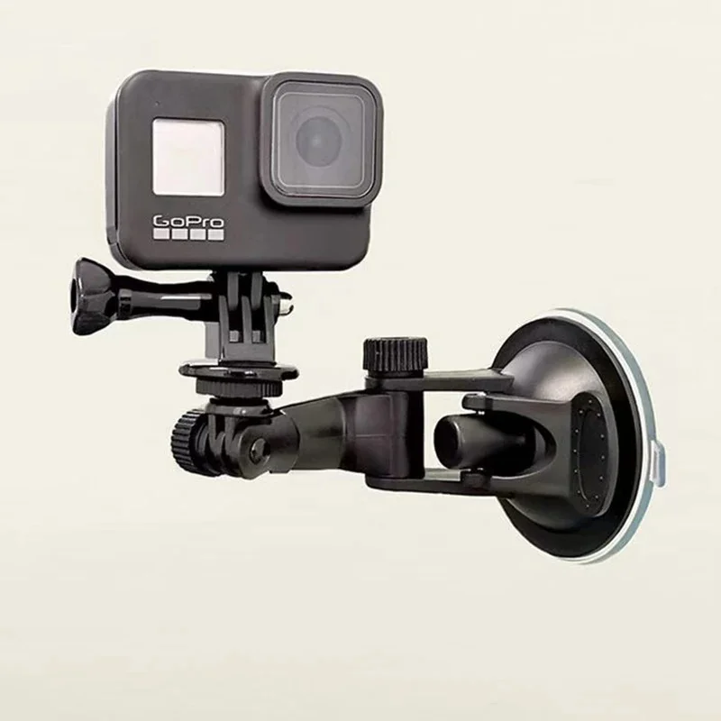 Support de caméra à ventouse de voiture pour Gopro, support de pare-brise de fenêtre de véhicule pour Go Pro Insta360 DJI OSMO, accessoires de caméra d'action