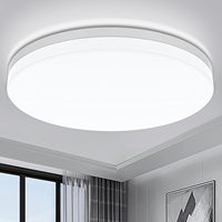 IRALAN Ceiling Lamp Ultra-thin Round Ceiling Light Bedroom Living Room Lightning Interior Ceiling Light Fixture 48W 36W 24W 18W
