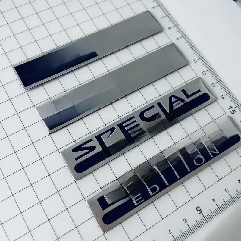 3D métal aluminium argent noir Logo édition limitée emblème voiture garde-boue Badge coffre décalcomanie édition limitée Stikcer accessoires