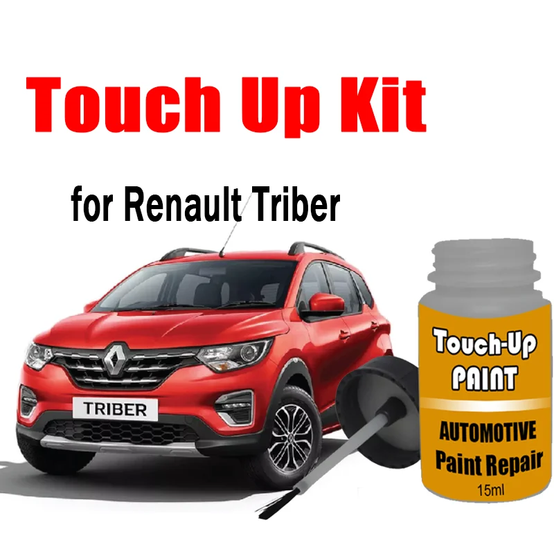 Car Paint Pen Scratch Remover Repair Paint for Renault Triber 2026 Car Touch-Up Paint Pen Car Accessories White Silver Blue Grey