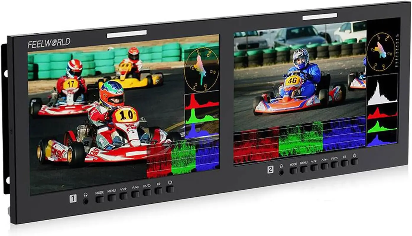 FEELWORLD D101 Plus 4RU Dual 10.1