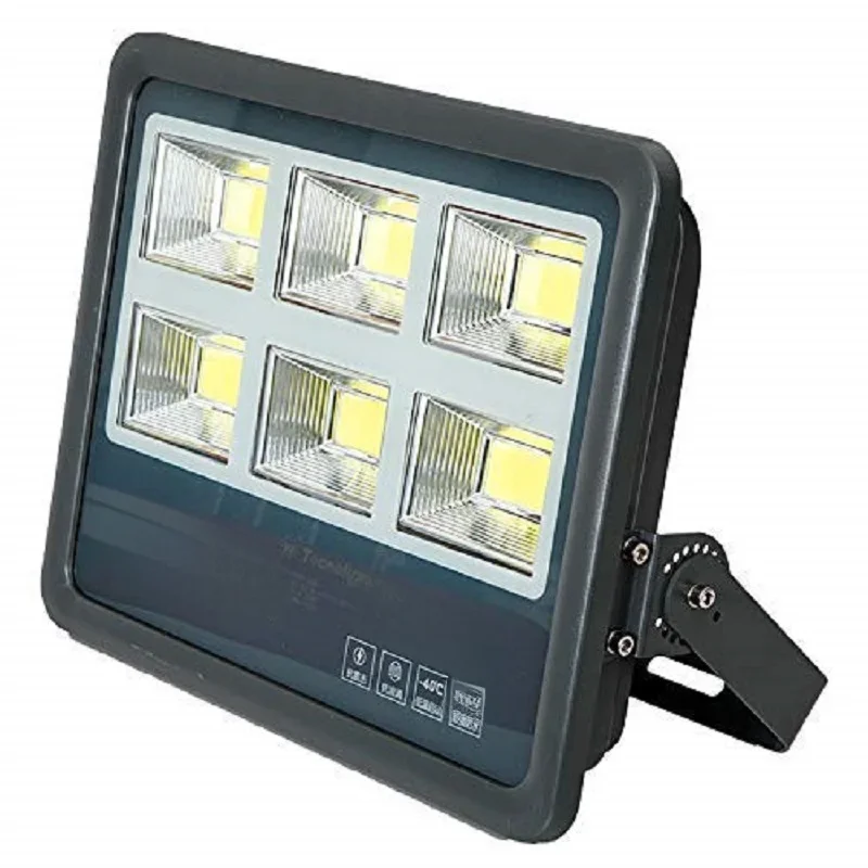 300w projector led foco proyector led para exterior 6500k luz fria ip66 gris clase de eficiência