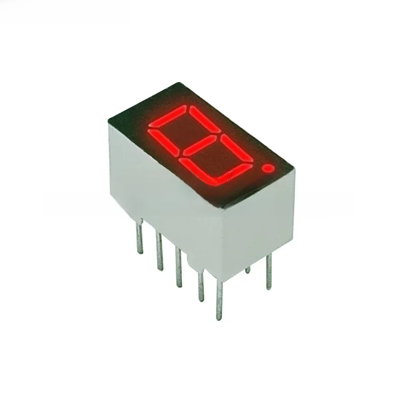 10szt 0.36 Inch 10Pins 3161AS 3161BS 1 Bit Digit 7 Segment Red LED Digital Display Digitron Common Anode Cathode C-C C-A — zdjęcie 2