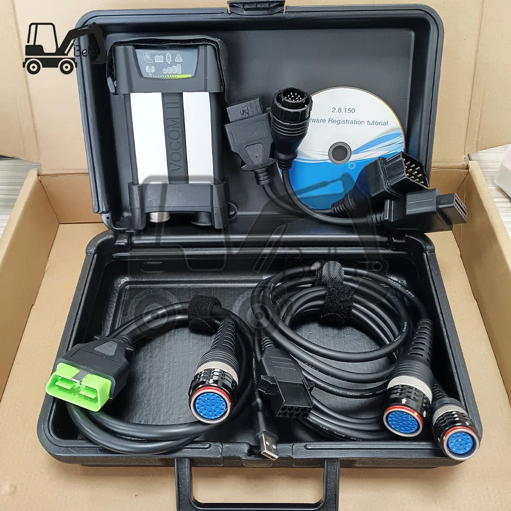 

Scanner for Vocom2 VOCOM2 88894000 VOCOM II Heavy Duty Truck Diagnostic tester Tools for volvo excavator with PTT V2.8.150