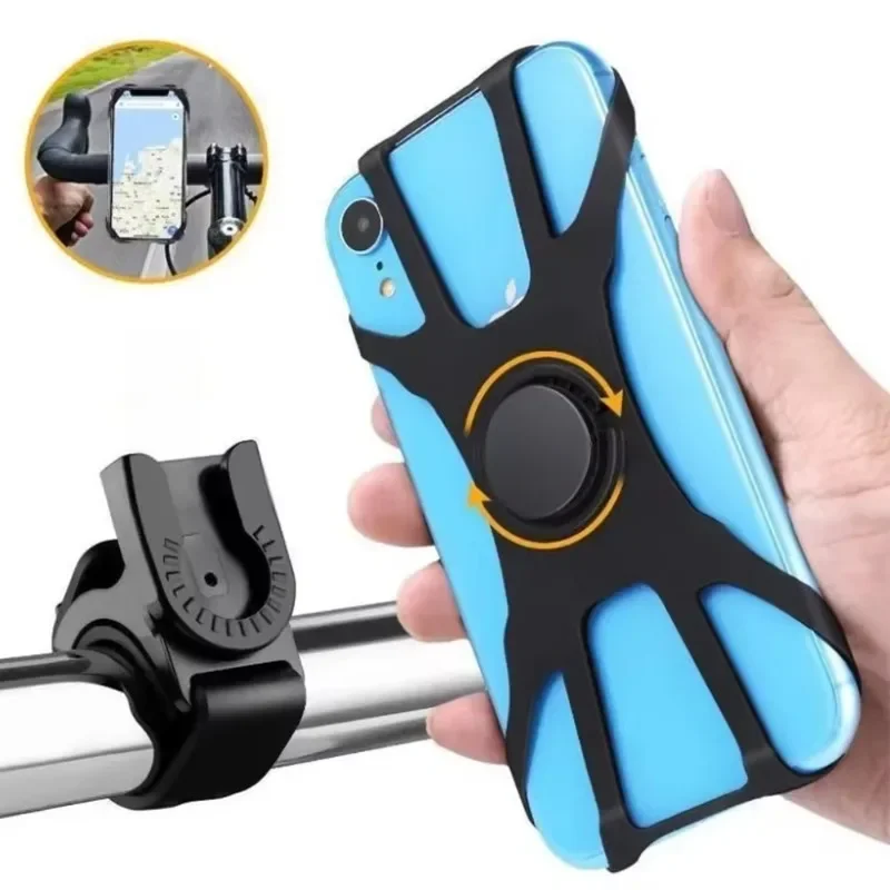 AliExpress NONE 360° Removable Phone Holder Universal Phone Mount for Bicycle, Motorcycle, Scooter Phone Mount for 4" to 7" all Smartphones