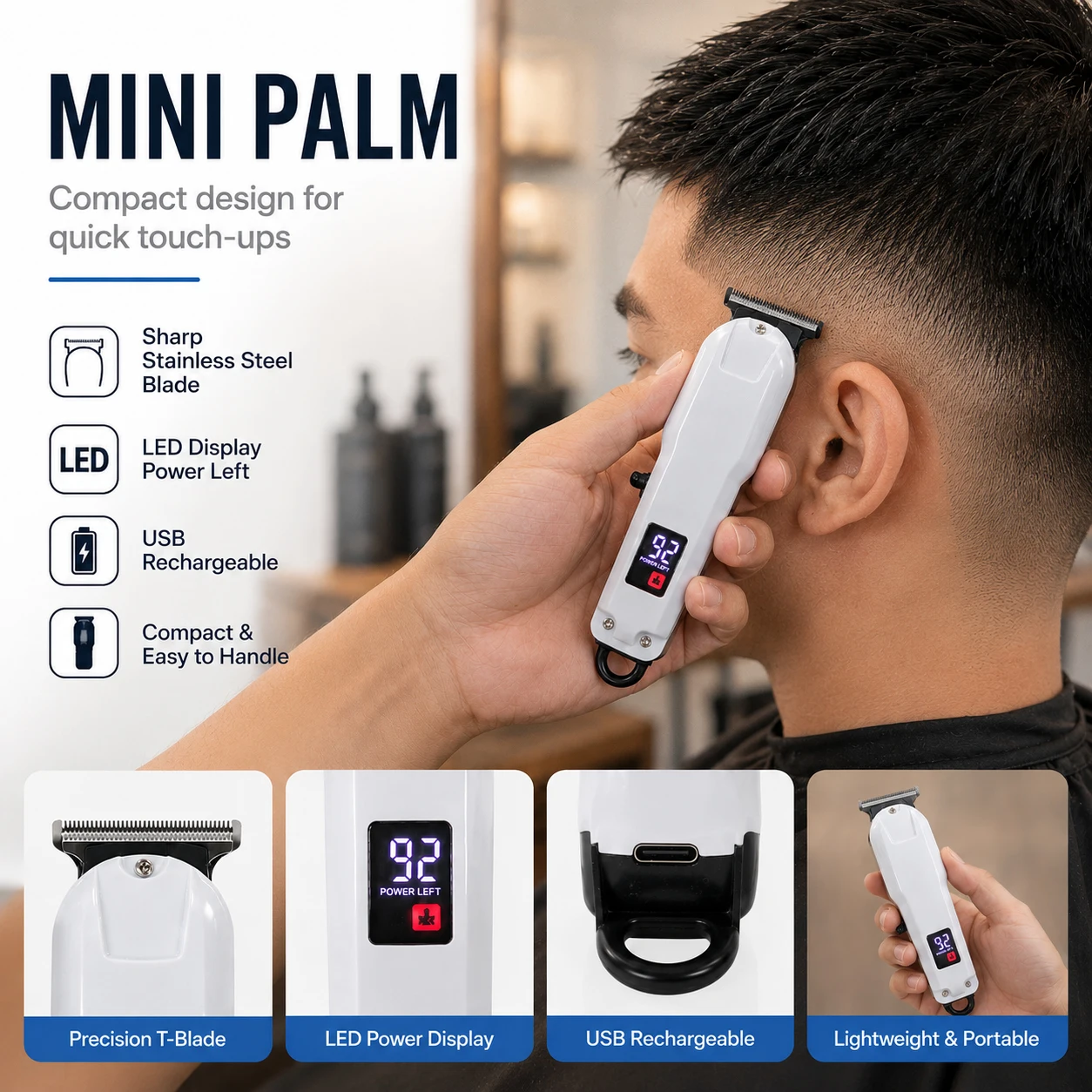 Erkekler için Mini, Kablosuz,  - Grooming Men'S Hair incelemesi ve fiyatı