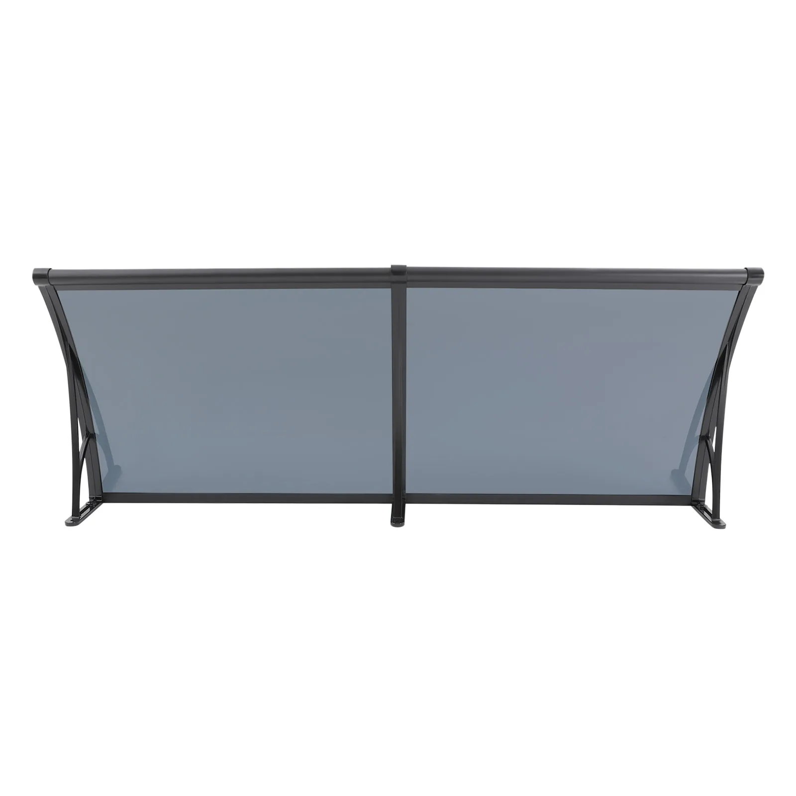 Cubierta de lluvia para puertas y ventanas, toldo para puerta y ventana, toldo para puerta delantera, excelente Protector de PC y aleación de aluminio negro