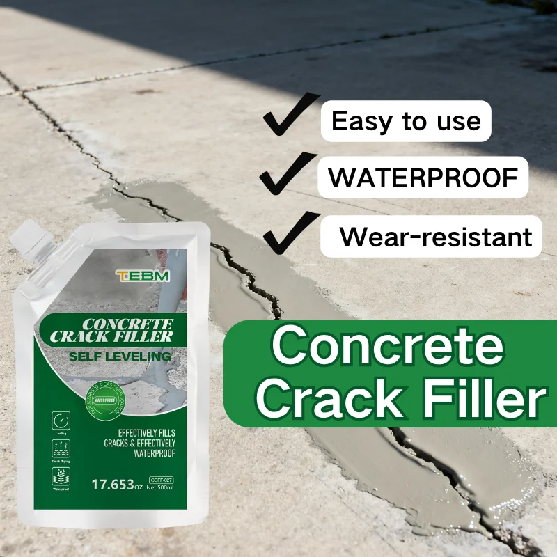 

Concrete Crack Filler 500/200ml Cement Concrete Repair Waterproof Sealant Penetrating Bonding Agent with High Strength