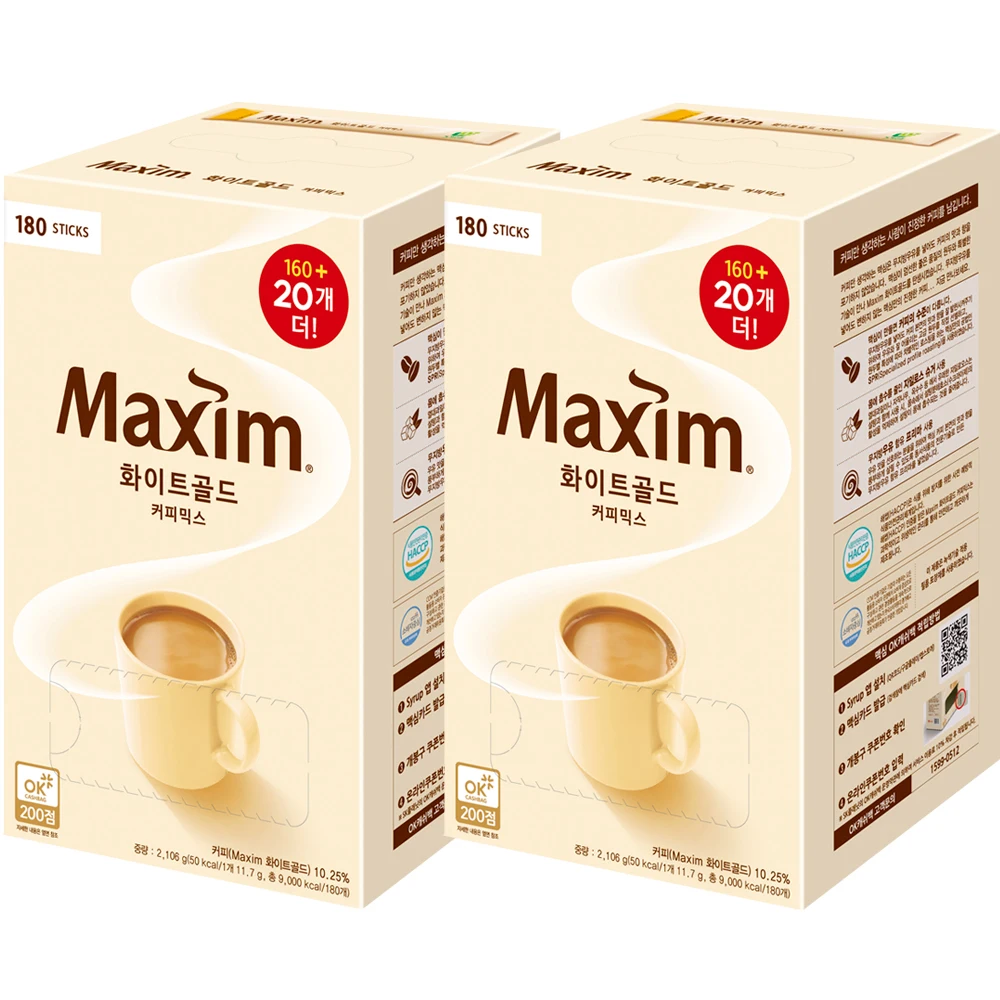 Eastar Maxim White Gold Coffee Mix 180t X 2