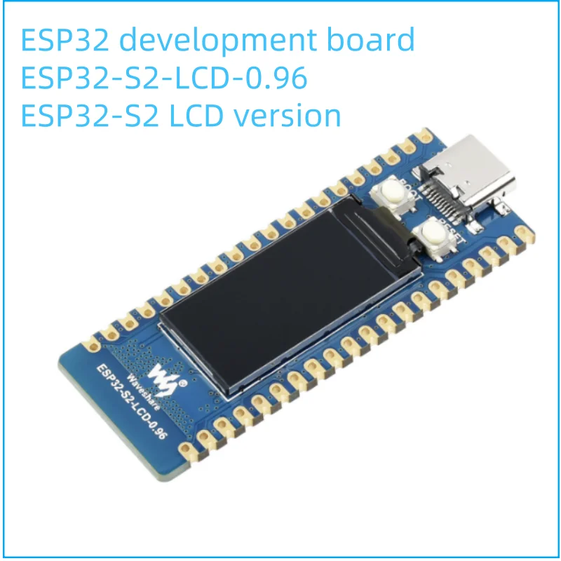 ESP32-S2-LCD-0.96 and ESP32-S2-LCD-0.96-M microcontroller LCD version mini development board