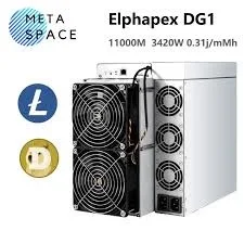 

D купите 2 получите 1 бесплатный ELPHAPEX DG1 + Dogecoin/LTC Asic Hashrate 14000Mh/s для энергопотребления всего 3920 Вт