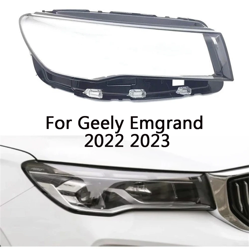 For Geely Emgrand 2022 front Car Headlight Cover Lens Shell Lampcover Lampshade Headlamp housing