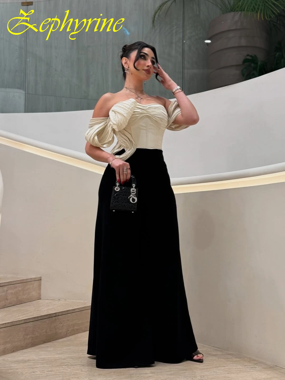 

Customized A-Line Boat Neck Cap Sleeve Formal Elegant Evening Dress Delicate Celebrity Gowns Fashion Classic Party Dress