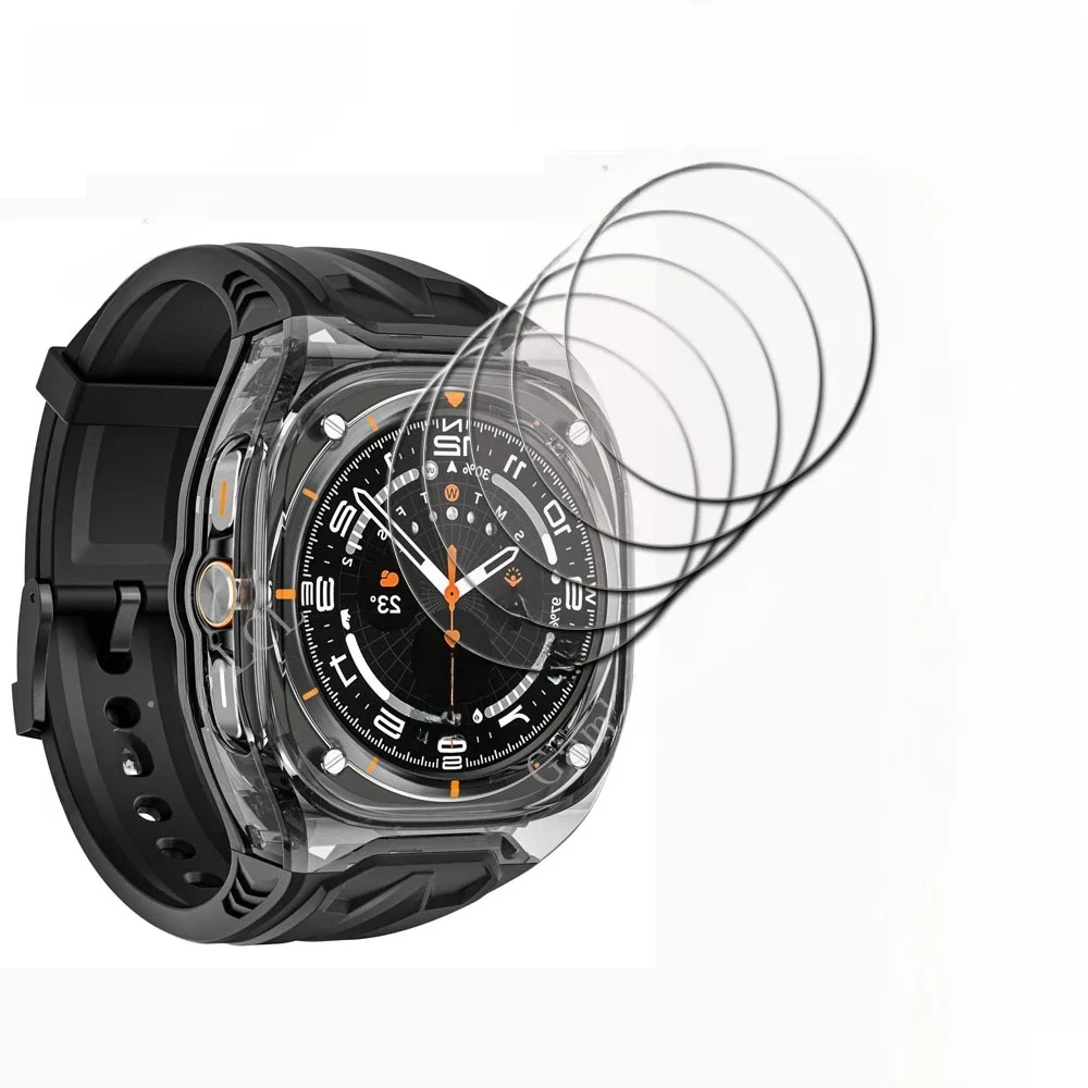 Smartwatch verre trempé pour Samsung Galaxy Watch 7 Ultra 6 5 4 Watch6 44mm Watch7 40mm 5 Pro 45mm Film de protection d'écran