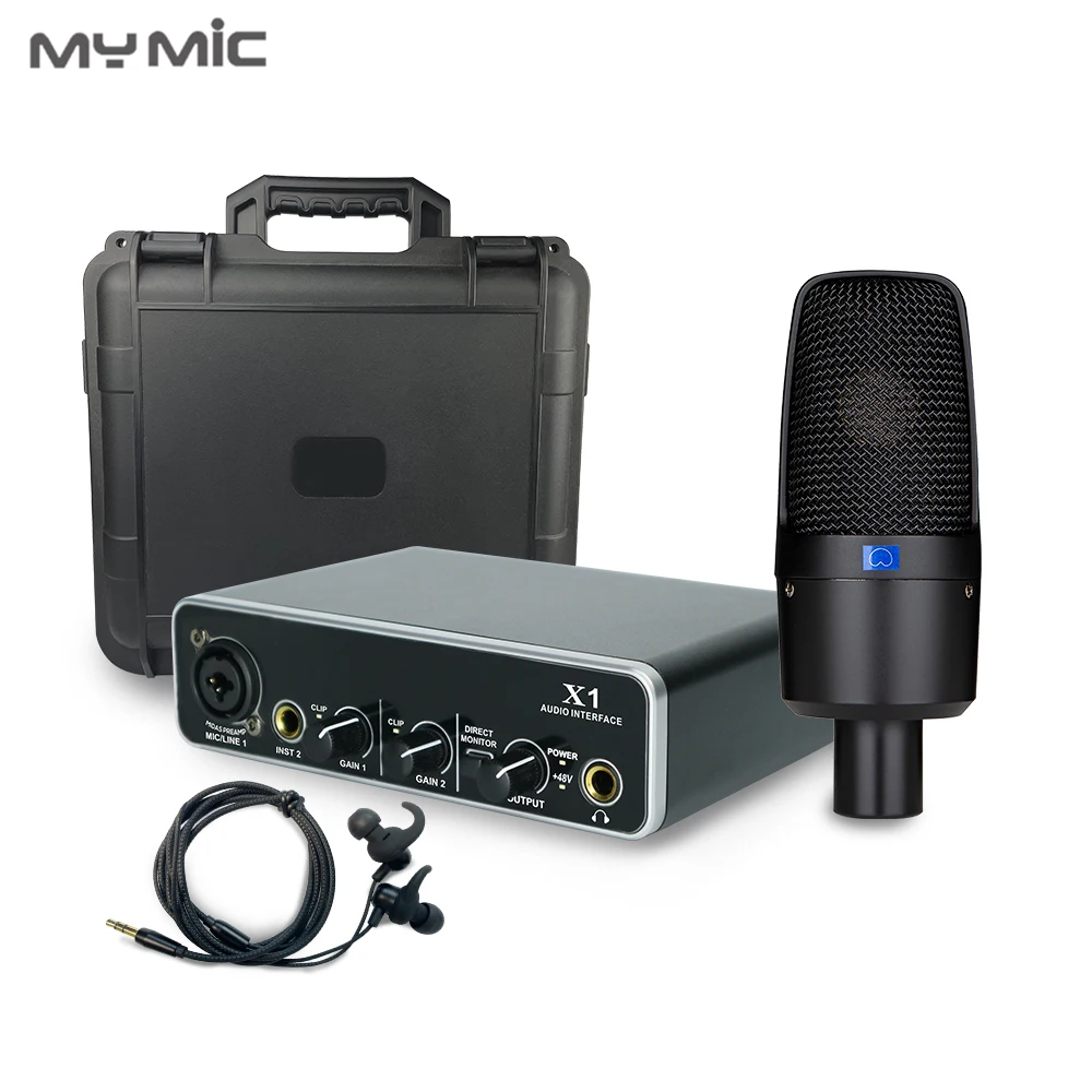 

Звуковая карта MY MIC MX13 USB, записывающий интерфейс с микрофоном