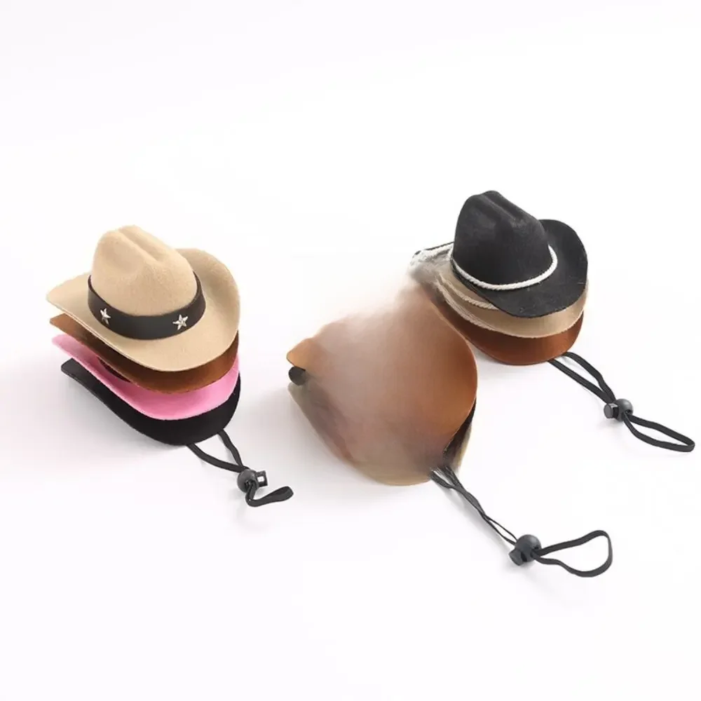 Chapeau britannique pour chien, chapeau de Cowboy étoile, fournitures pour animaux de compagnie, Costume réglable pour chien, couvre-chef, chapeau pour animaux de compagnie, casquettes pour chiens,
