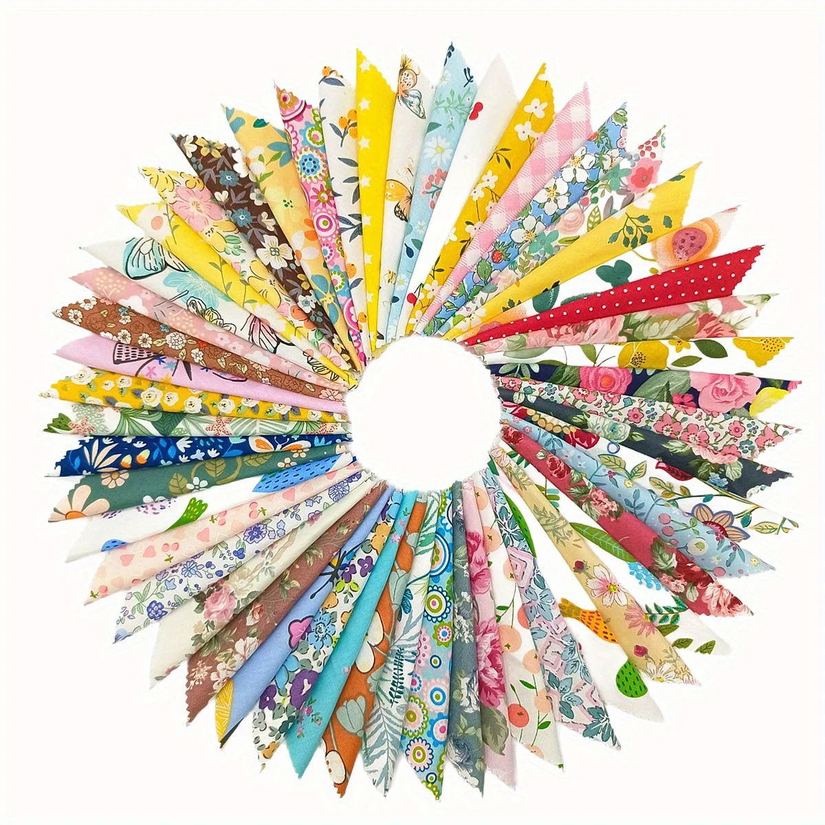 12x12cm Thin Plain Weave Cotton Fabric,Low Density,DIY Sewing Quilting Material,Random Mix Squares Printed Cloth Set,