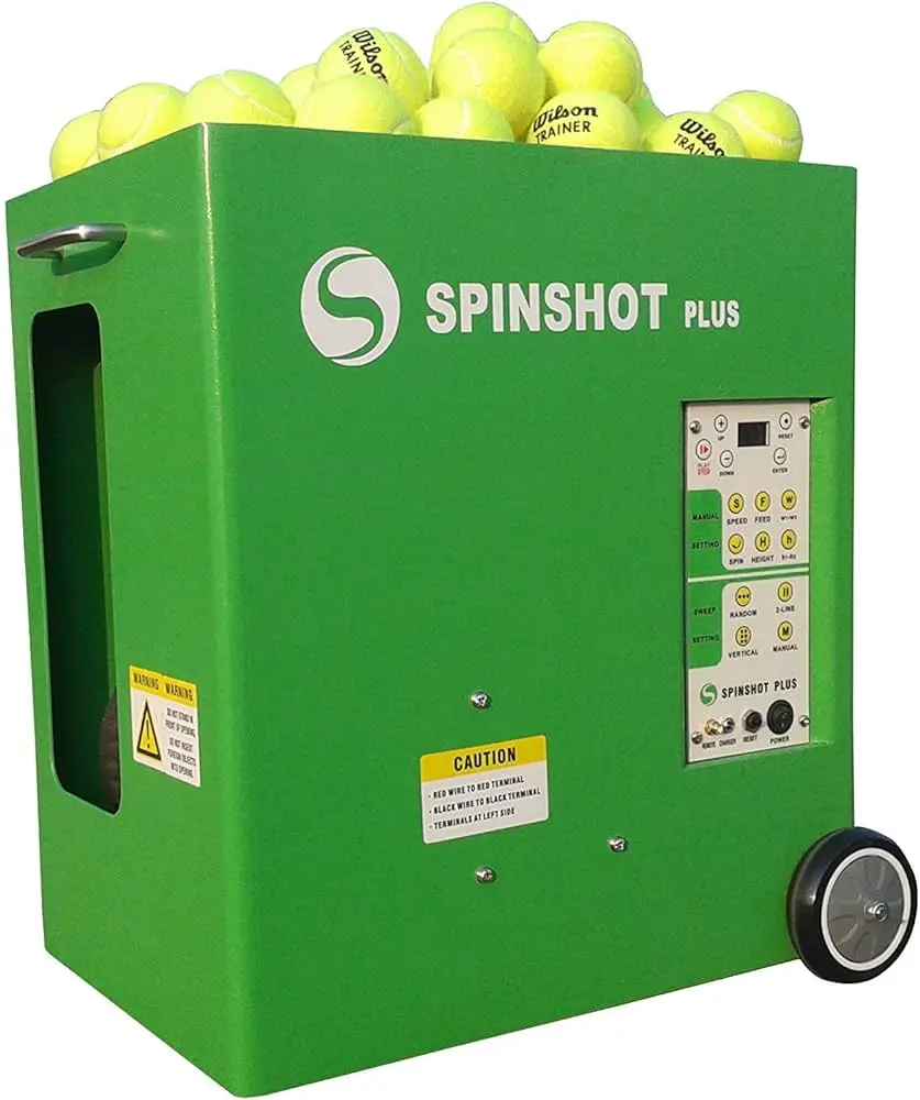 Grote Kortingen Verkoop Spinshot Speler Plus Ii 2 Twee Tennisbal Machine Met Telefoon Afstandsbediening Ondersteund 1500