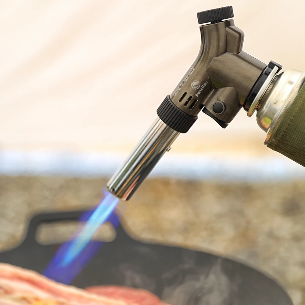 BreezeMoon Metal Bhutan gas Torch Camping home cooking Torch