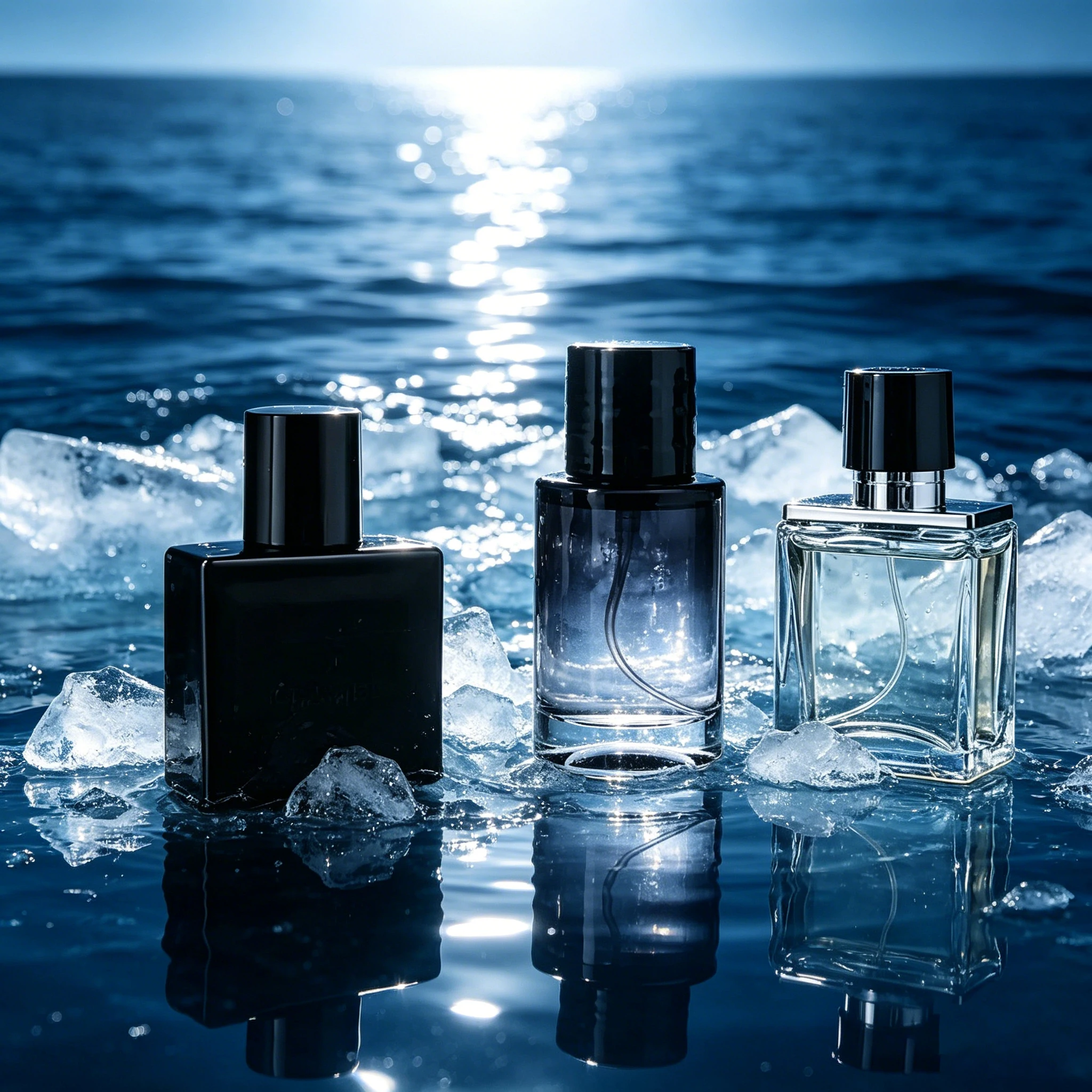 Jean Miss 3Pcs Men Perfume Gift Set Woody Aquatic Citrus Scent Eau de Toilette Long Lasting Masculine Fragrance Exquisite Blue Gift Box For Male Dating Travel Birthday Valentine Gift view 4