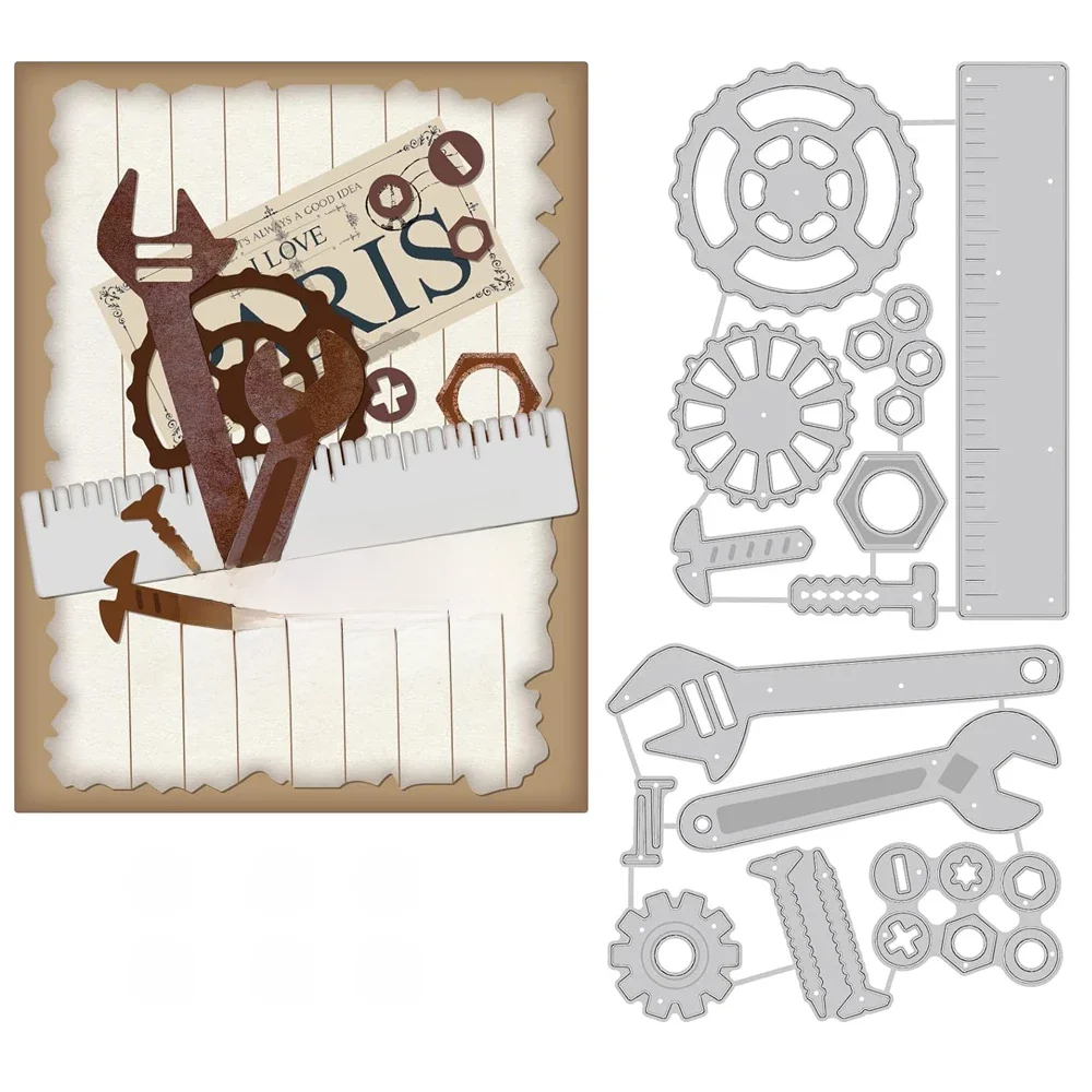 Matrices de découpe en métal artisanal, moule de découpe, diverses décorations, Scrapbook, couteau artisanal en papier, moule de lame, poinçon, pochoirs