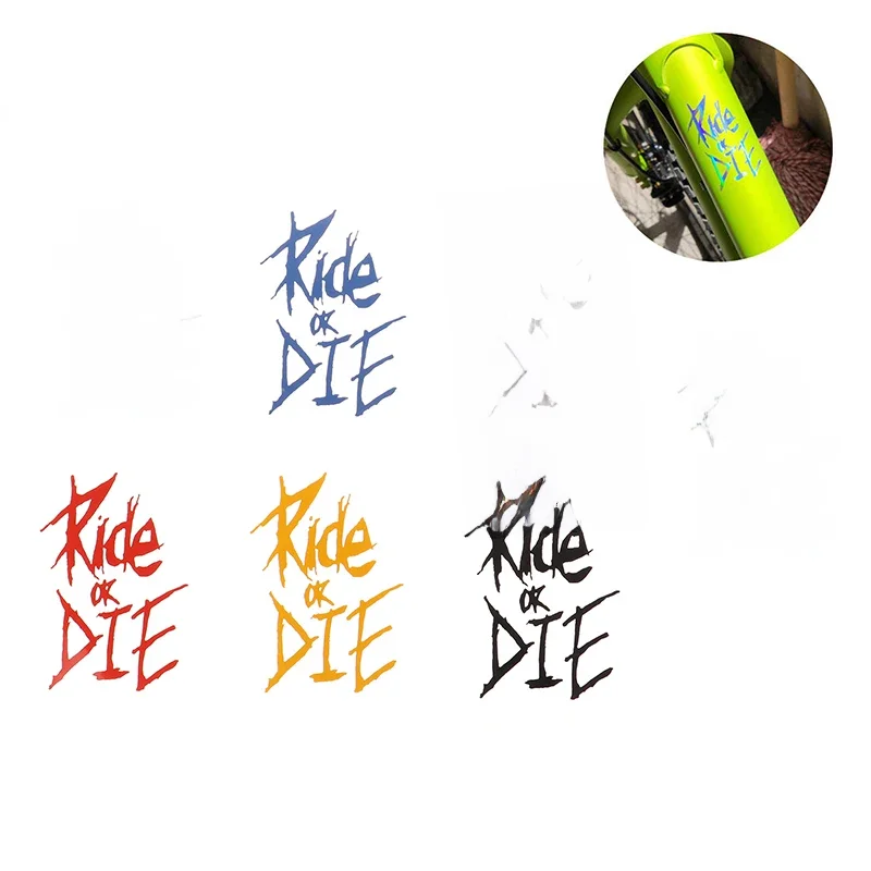 AliExpress Bike Frame Sticker Ride Or Die Top Tube Sticker Bicycle Decals Decorative Frame Stickers Bike