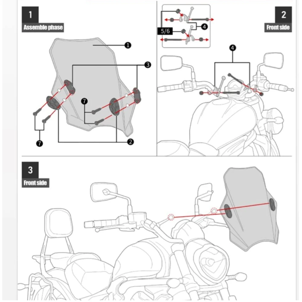 Front Windscreen Windshield Screen Wind Shield Deflector Protector For Suzuki GSXS950 GSXS 950 GSX-S 950 2020 2021 2022 -