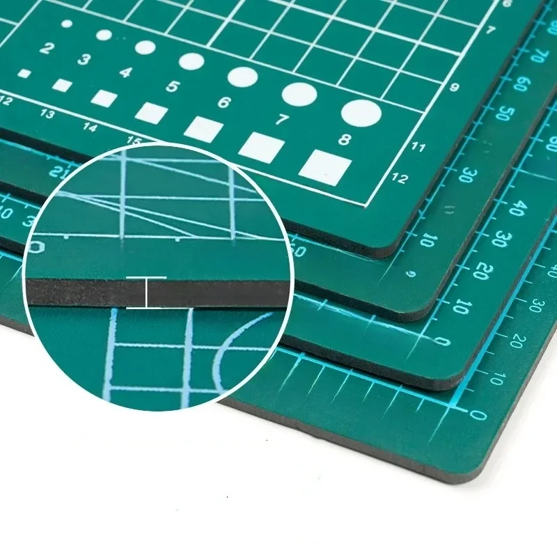 A2 A3 A4 A5 Mata do cięcia PVC Dwustronna samonaprawiająca się deska Narzędzia do patchworku Zestaw noży do cięcia DIY Manual Craft Artist — zdjęcie 2