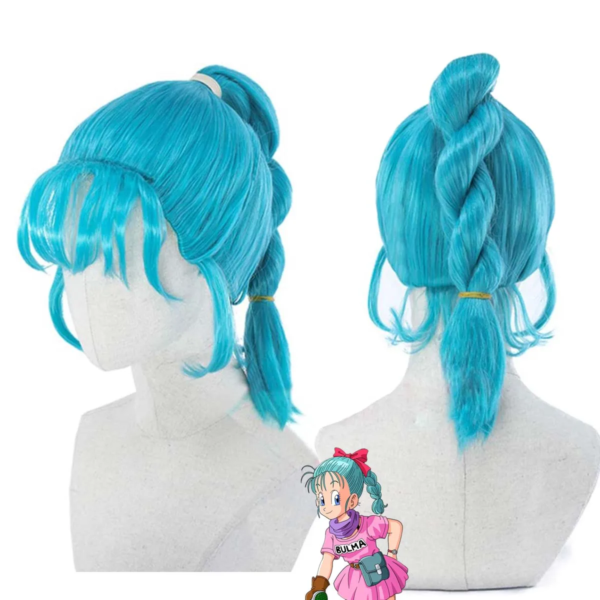 Kid Adult Halloween Carnival Masquerade Party Anime Bulma Cosplay Costume Pink Dress Or Wig Kid Adult Halloween Carnival Masquerade Party Anime Bulma Cosplay Costume Pink Dress Or Wig