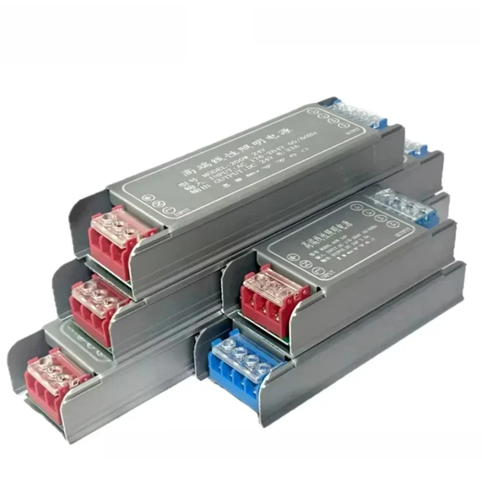 Zasilacz impulsowy DC12V 24V, ciche transformatory oświetleniowe, zasilacz LED AC176-264V, adapter zasilania 60W 100W 200W 300W 400W — 2