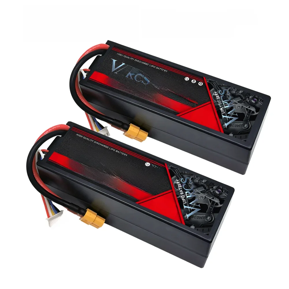 Varcs 4S Lipo Batterij 130c 140c 8000Mah 8400Mah 7500Mah 6300Mah 5400Mah Xt60 Ec5 Trx T/Deans Xt150 Plug Voor Rc 1/8 Buggy Auto - afbeelding 2