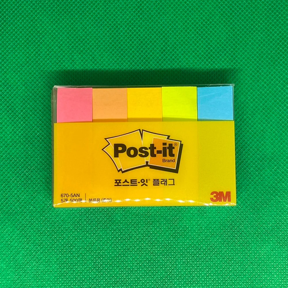 3M Post-it Standard Note 670-5AN 5 colors