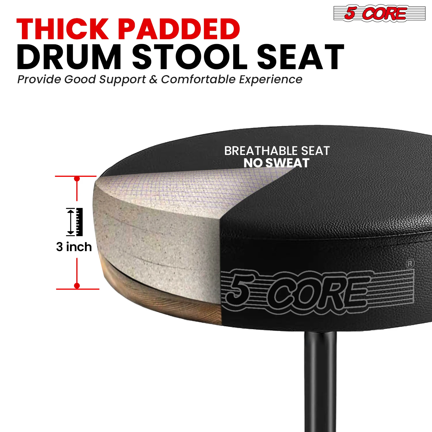 5 Core Drum Throne 3