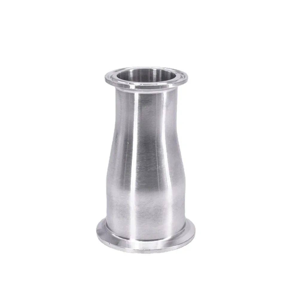 19 25 32 38 45 51 57 63mm rury 1.5 "2" 2.5 "potrójny zacisk złącze redukcyjne SUS 304 316L nierdzewny sanitarny łącznik rurowy Homebrew — zdjęcie 2