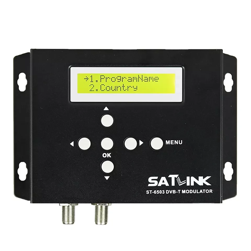 Satlink ST-6503 DVB-T Modulator COFDM Modulation and H.264 50-860 MHz 70-100 dBuV