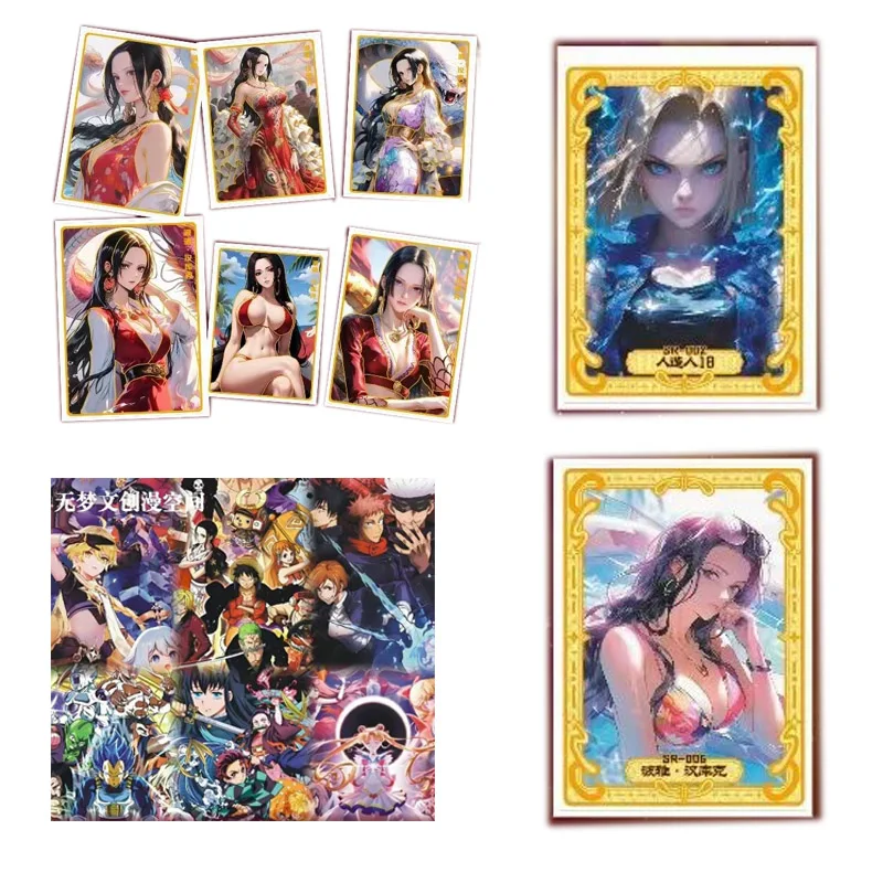 Mixed Anime Collection Cards WU MENG Cultule One Piece Dragon Ball Demon Slayer Exquisite ACG Board Game Collectible Cards