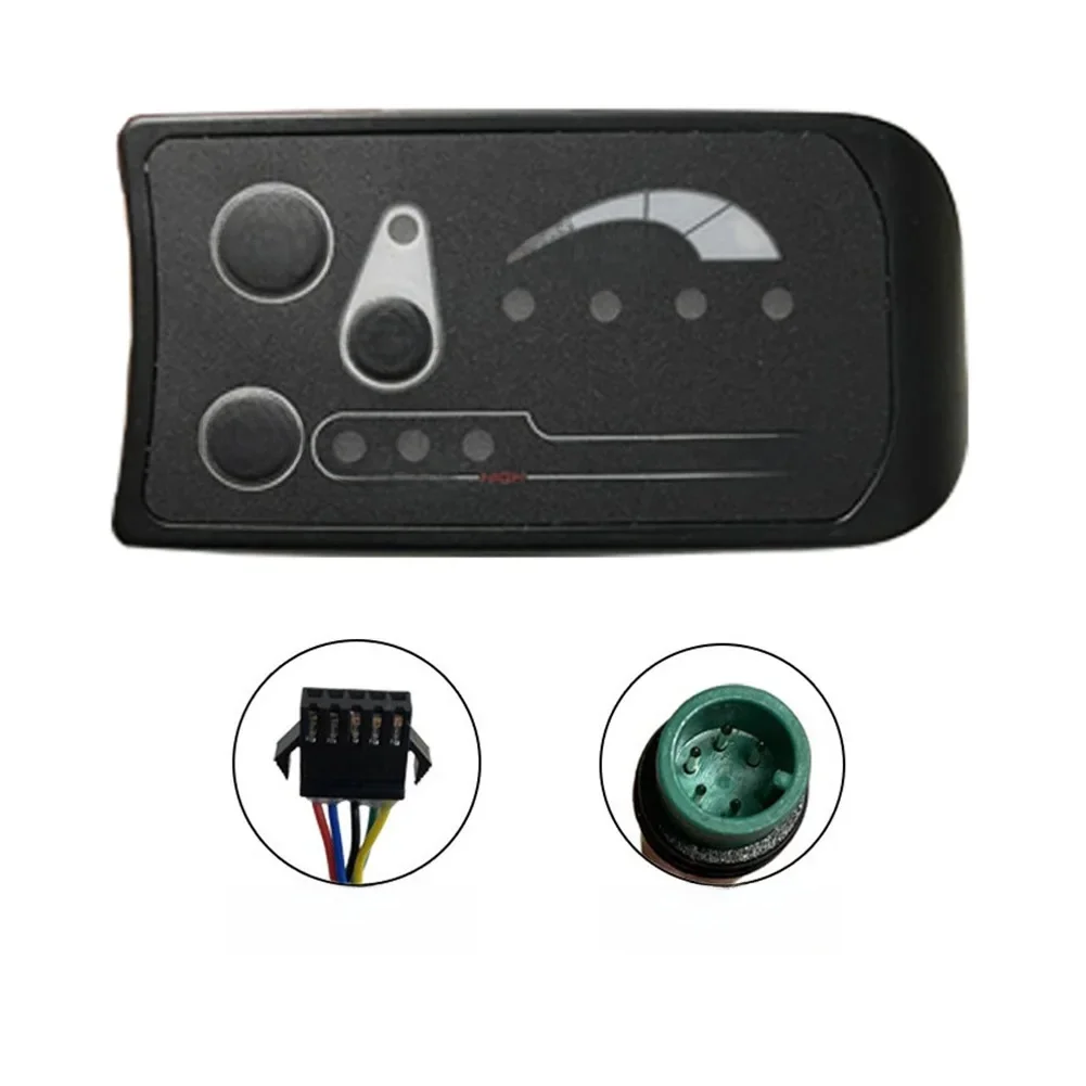 AliExpress MUQZI 36V/48V Electric Bicycle Display JN Controller Panel S810 LED Display 5pin Waterproof Plug/5pin SM-Plug 42x83mm E-bike Parts
