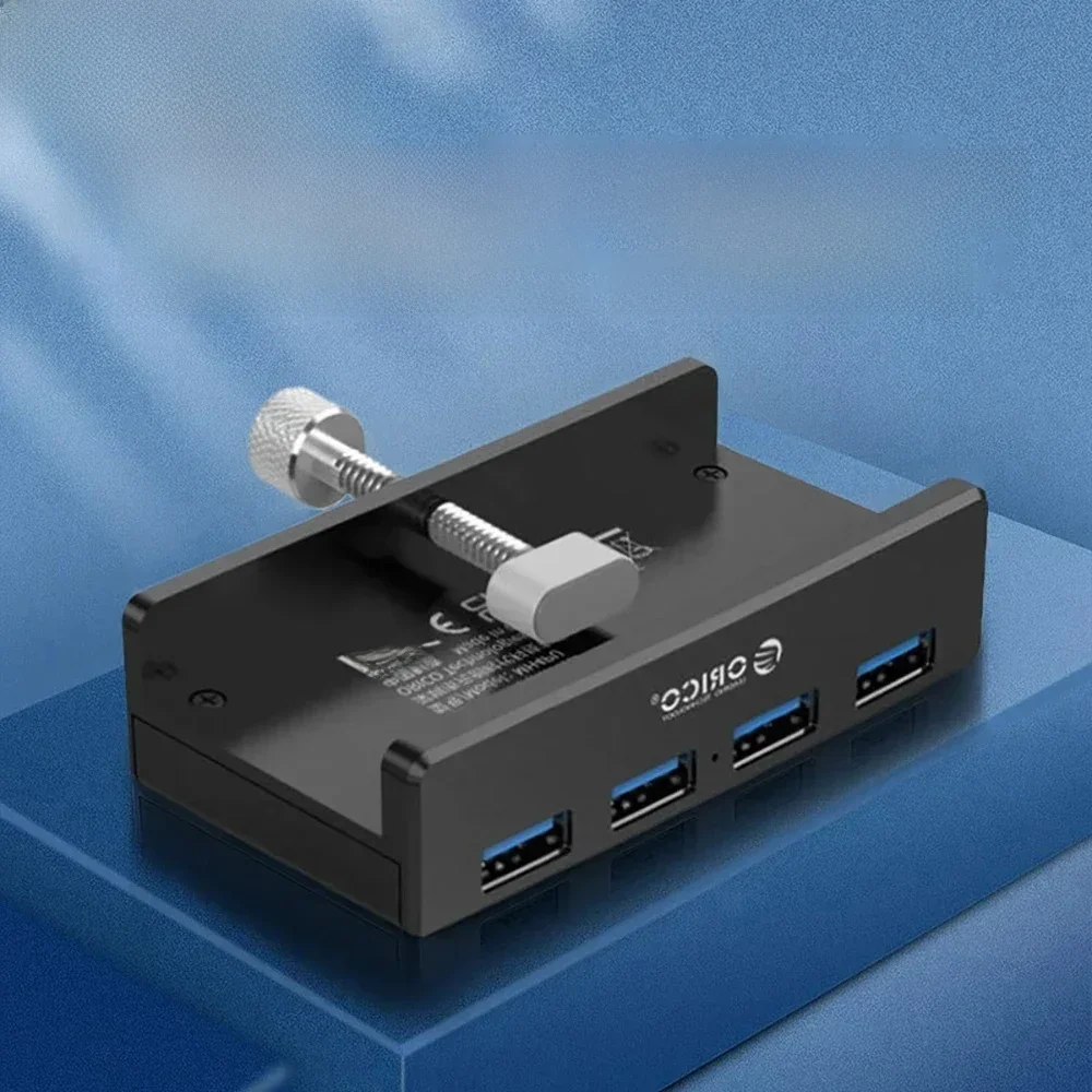 ORICO USB 3.0 HUB avec alimentation USB3.0 adaptateur séparateur multi-séparateur de type Clip Transmission de données haute vitesse pour ordinateur portable