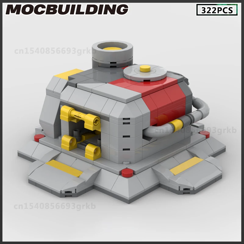 MOC Building Block Military Base Model Command Center Factory Depot Bunker Birthday Present DIY Brick Game Landscape Christmas