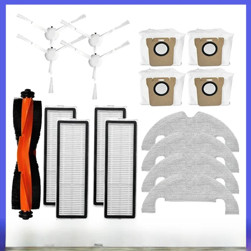 Pièces pour aspirateur Robot Xiaomi X10, brosse latérale principale, filtre Hepa, sac à poussière en tissu, accessoires de remplacement